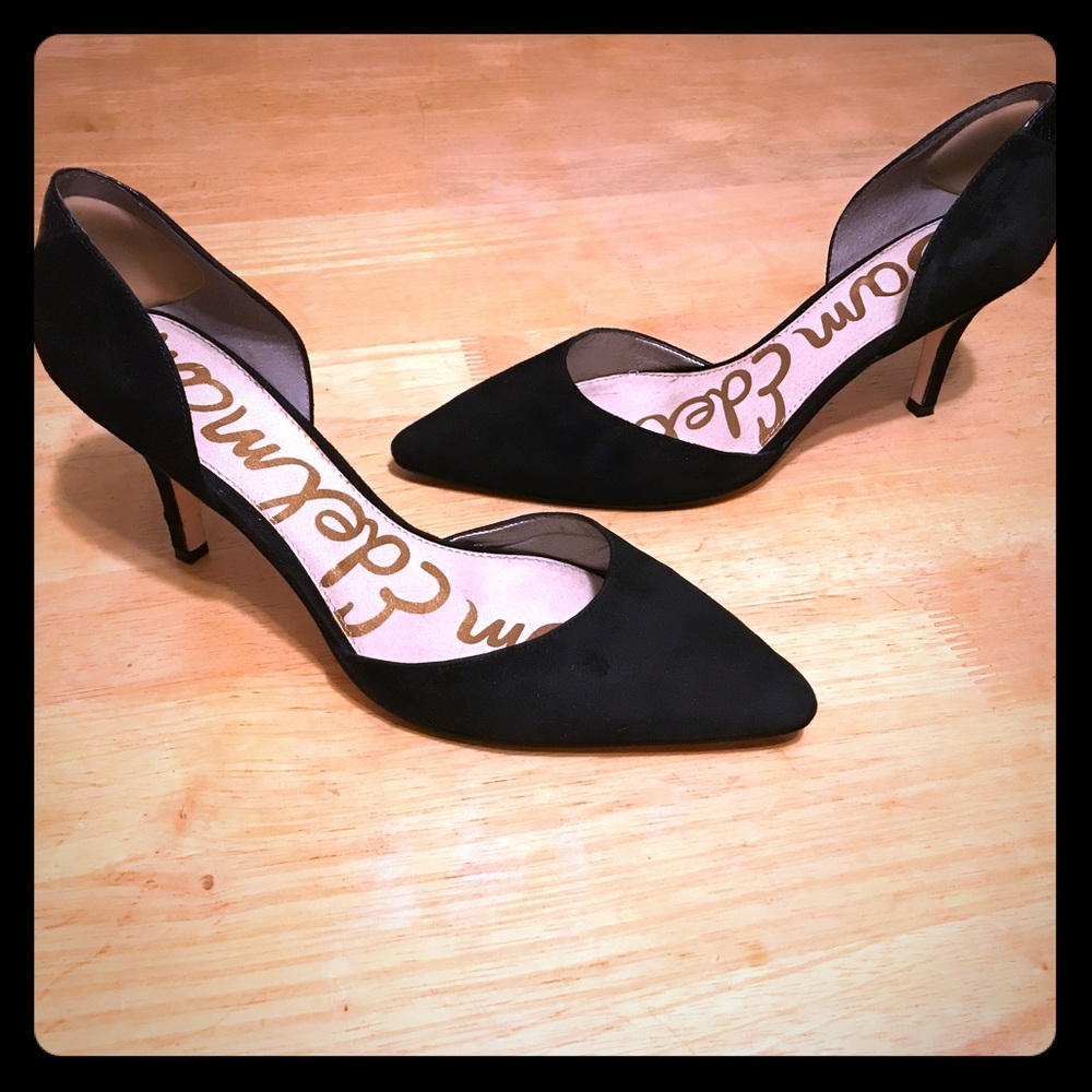 Sam Edelman ‘OPAL’ d’Orsay BLACK Heels SZ 8.5